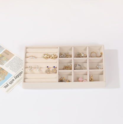 Jewelry Storage Box-Full Exclusion Clause-Beige-1 piece