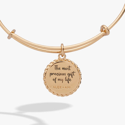Daughter 'The Most Precious Gift Of My Life' Charm Bangle ALEX AND ANI