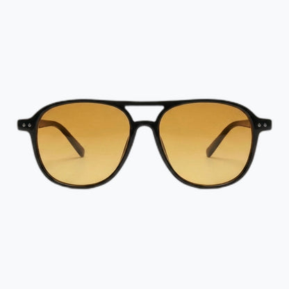 Eastwood Unisex Aviator Sunglasses With Double Bridge And Gradient Amber Lenses Jaxy Eyewear
