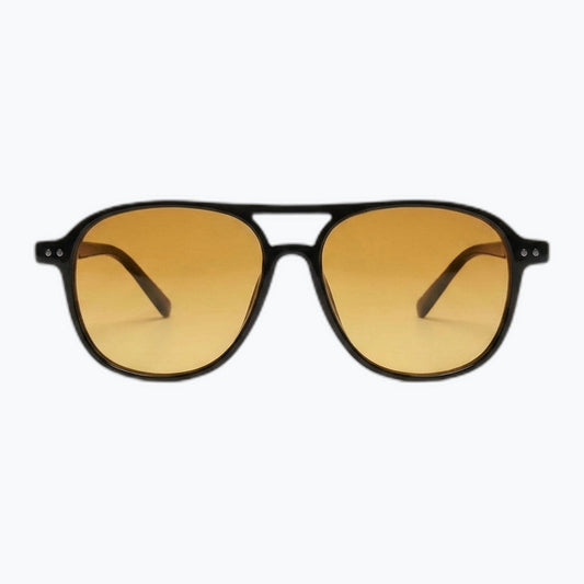 Eastwood Unisex Aviator Sunglasses With Double Bridge And Gradient Amber Lenses Jaxy Eyewear