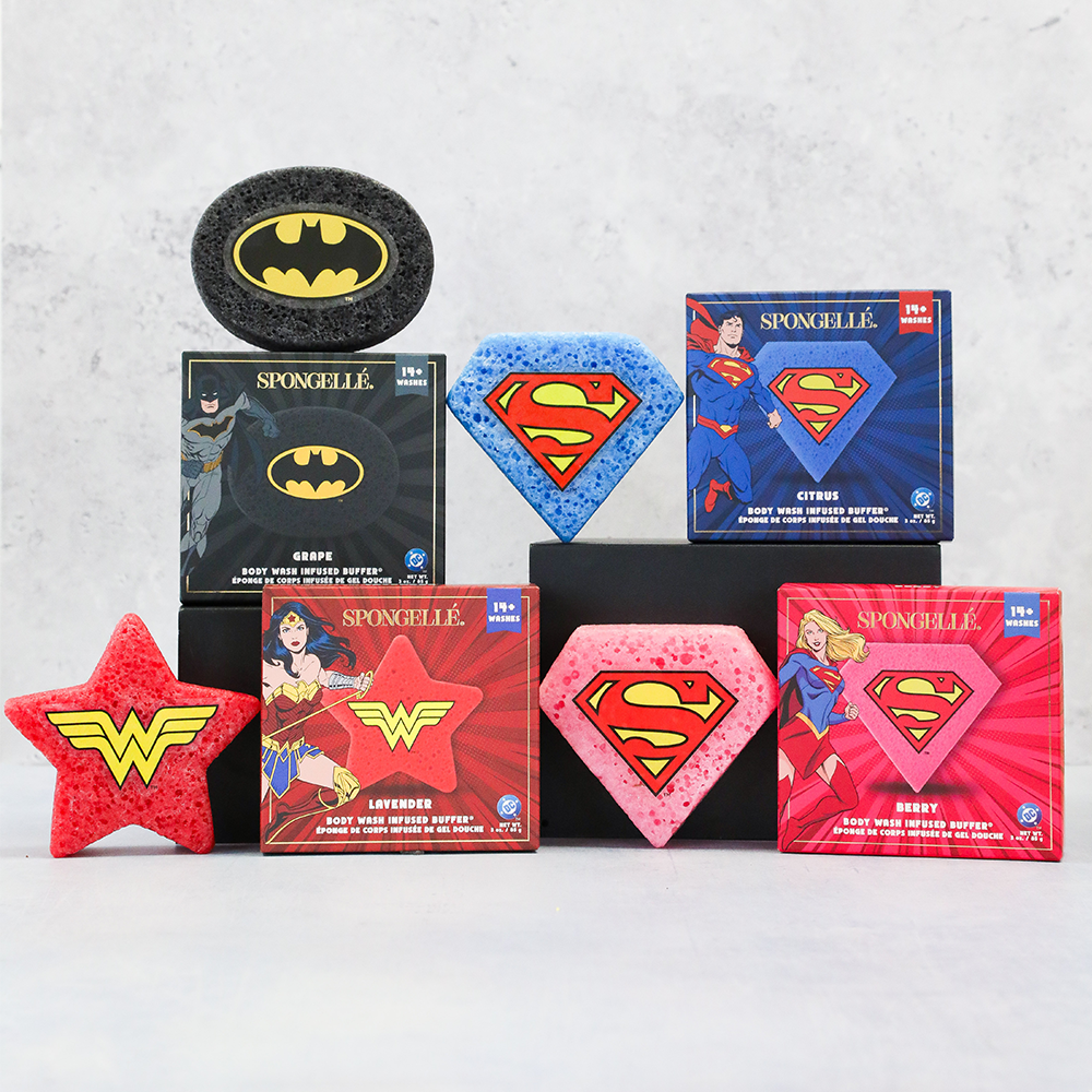 DC Superhero Body Buffer Assorted Pack Spongellé