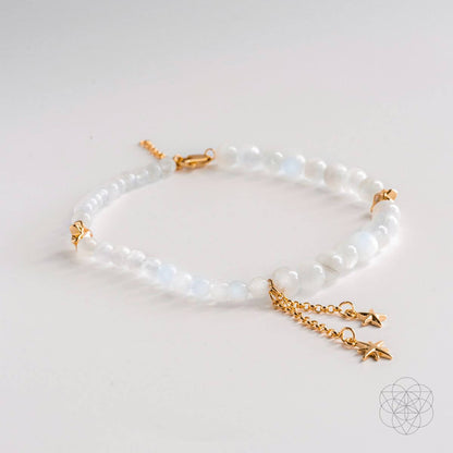 Divine Intuition - Moonstone Anklet and Earrings Set Conscious Items