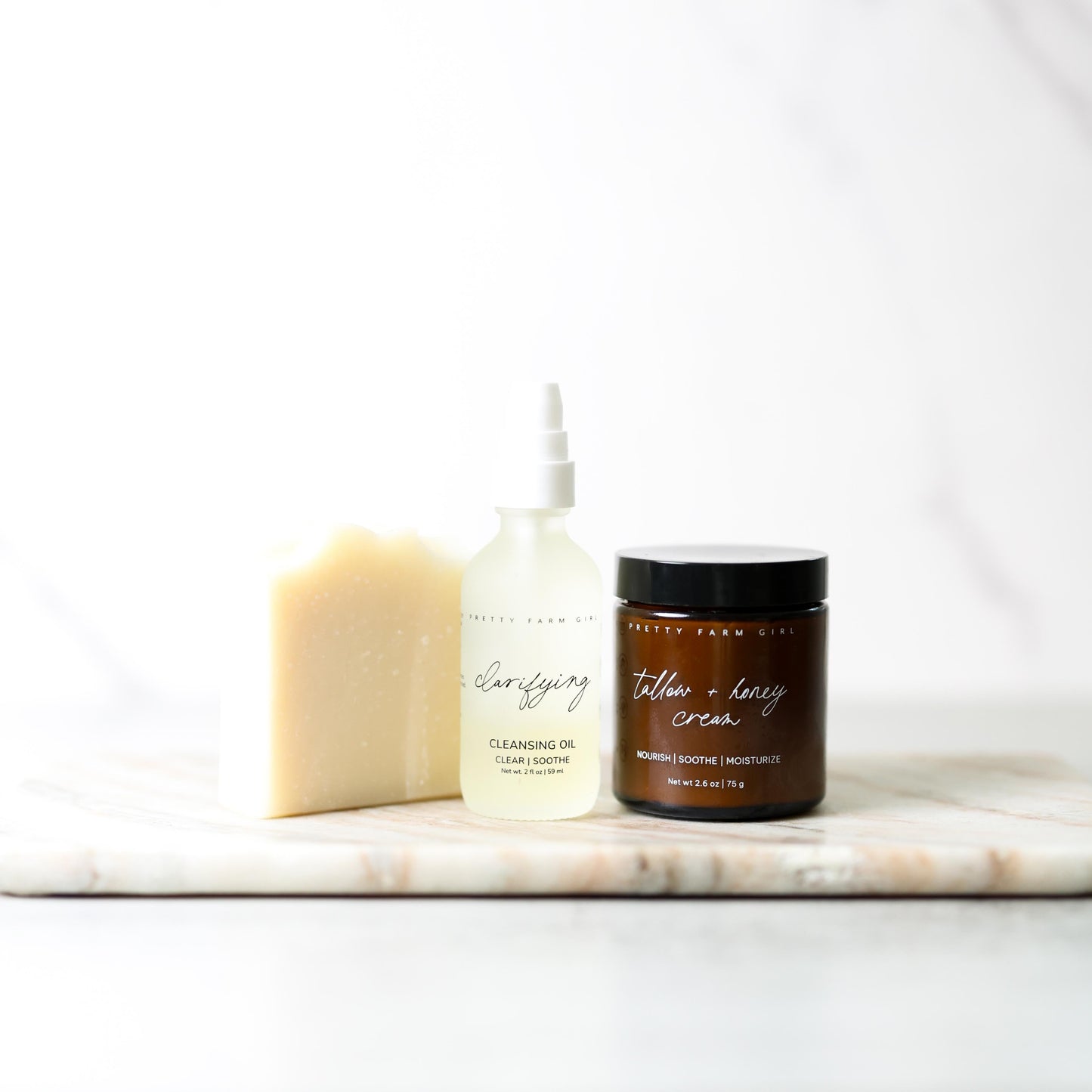 Double Cleansing Kit: Soothing Pretty farm girl