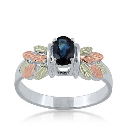Genuine Sapphire - Black Hills Gold Ladies Ring