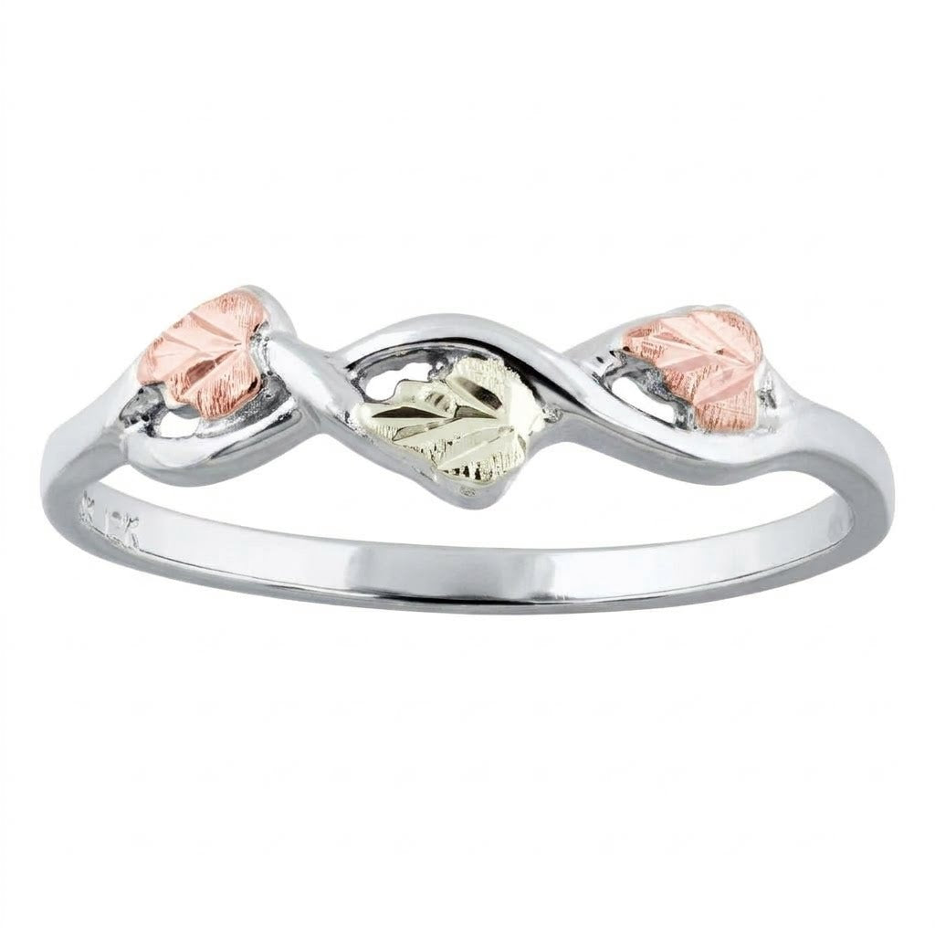 Three Leaves - Black Hills Gold Ladies Ring