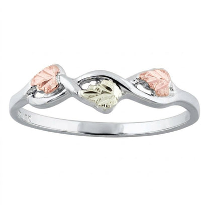 Three Leaves - Black Hills Gold Ladies Ring