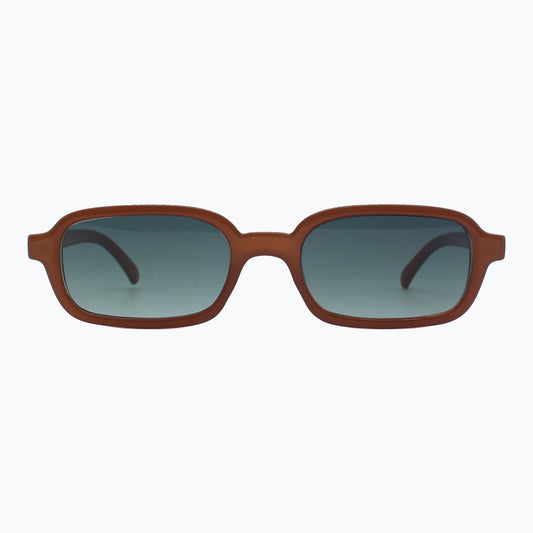 Velvet Hour Retro Rectangle Sunglasses Tortoise Unisex Vintage Style Jaxy Eyewear
