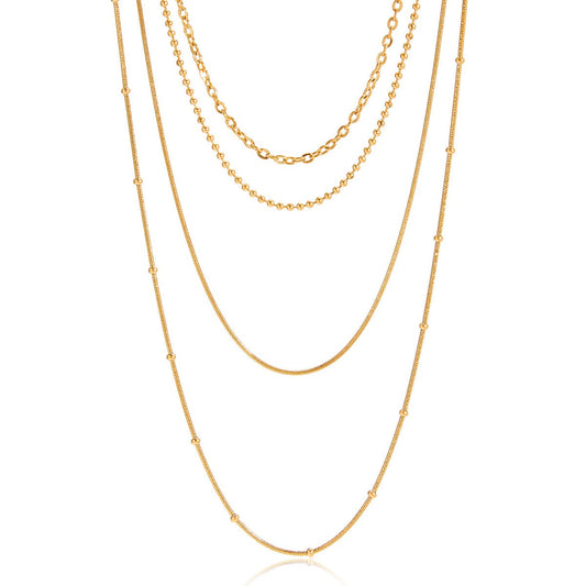 18K Gold Layered Necklace