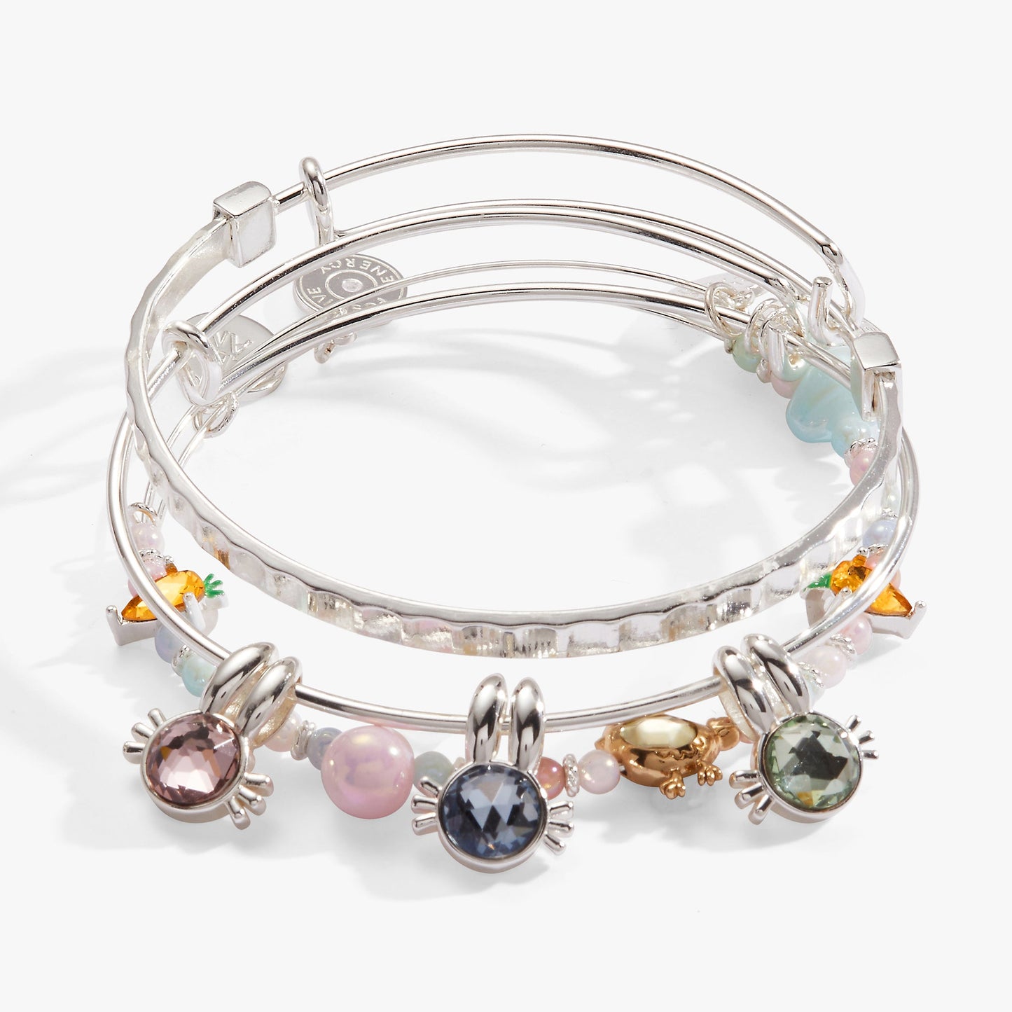 Crystal Bunny Bangles Set of 3 ALEX AND ANI