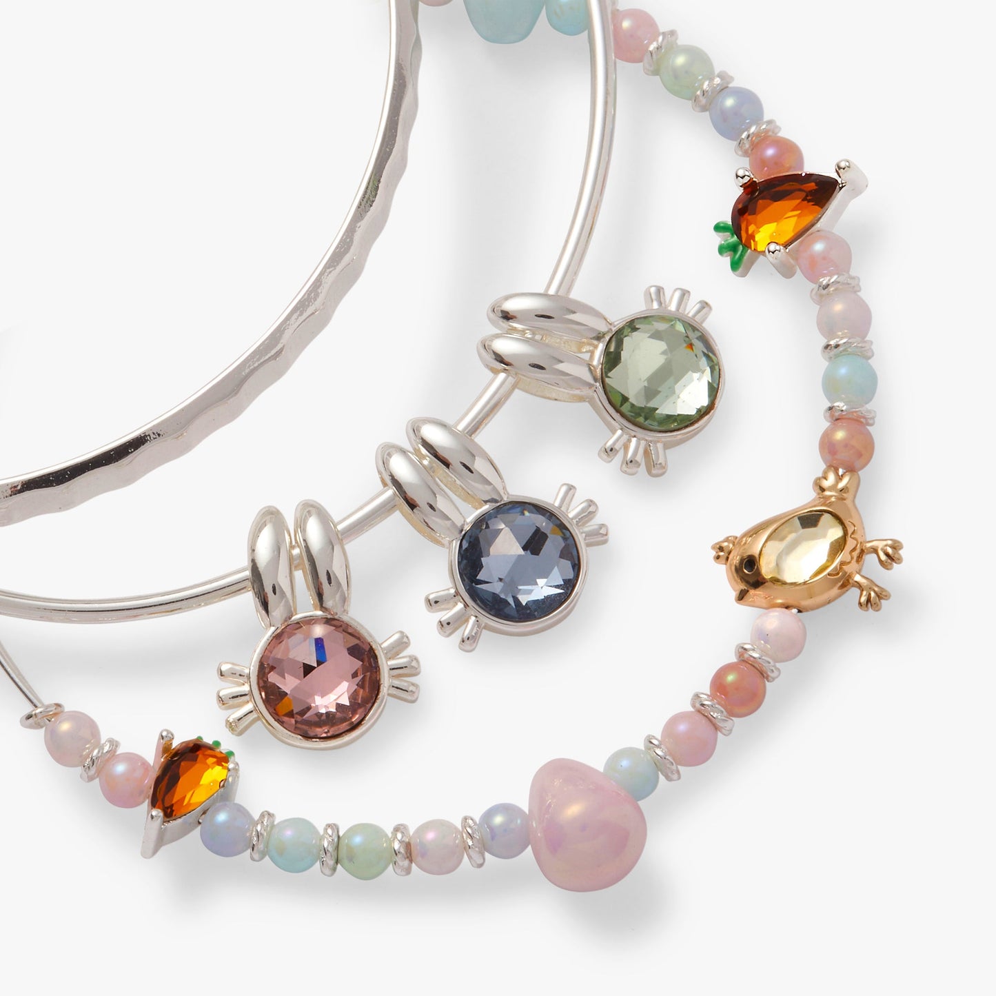 Crystal Bunny Bangles Set of 3 ALEX AND ANI