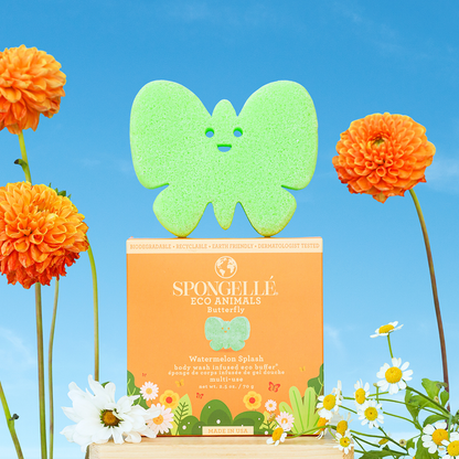 Butterfly | Eco Animals Kids Buffer Spongellé