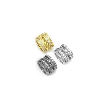 CZ Spacer Beads, Sku#Y621