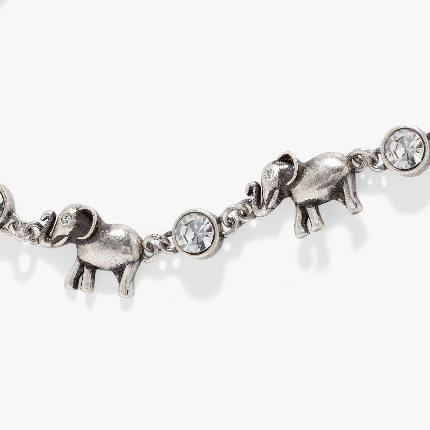 Elephant Crystal Bolo Bracelet ALEX AND ANI