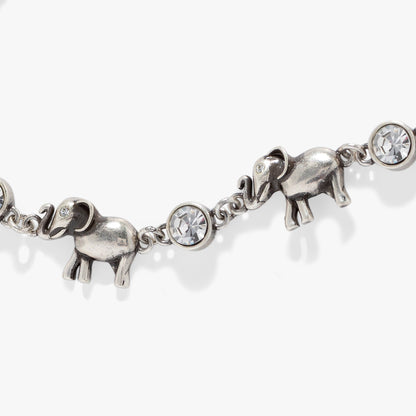 Elephant Crystal Bolo Bracelet ALEX AND ANI