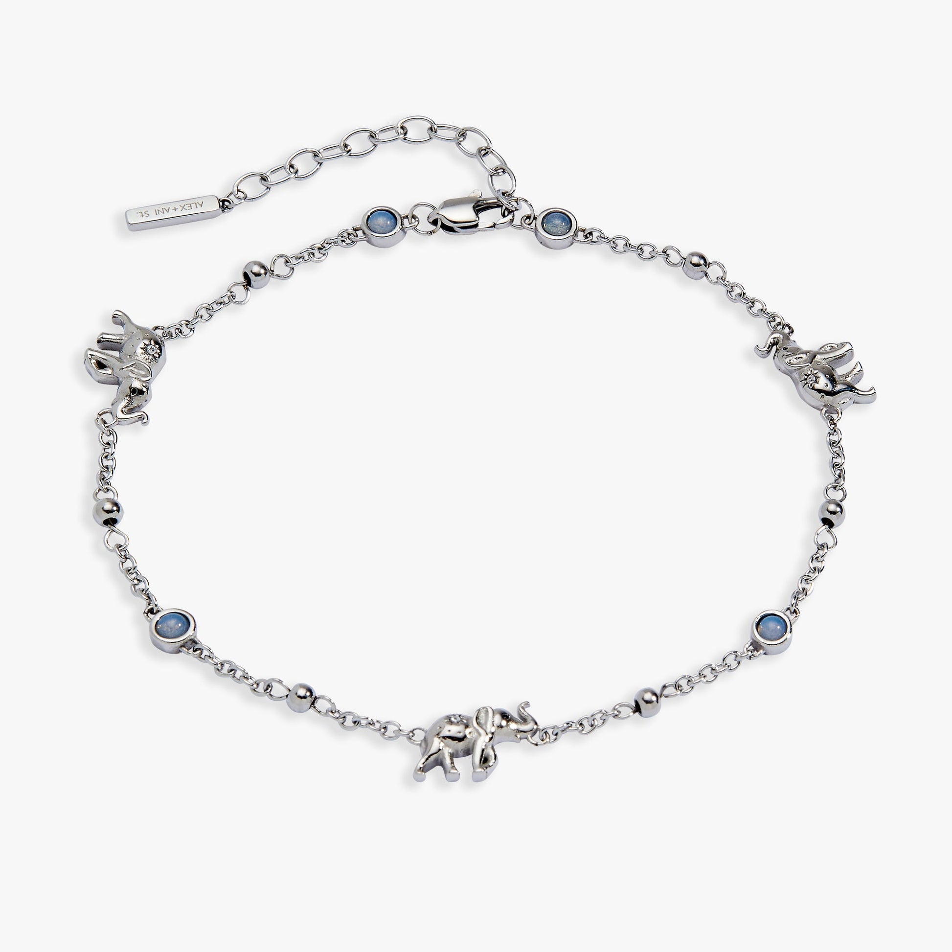 Elephant Inline Charm Anklet ALEX AND ANI