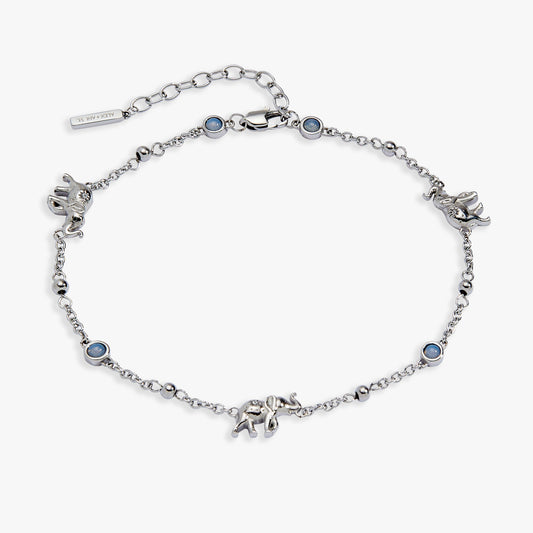 Elephant Inline Charm Anklet ALEX AND ANI