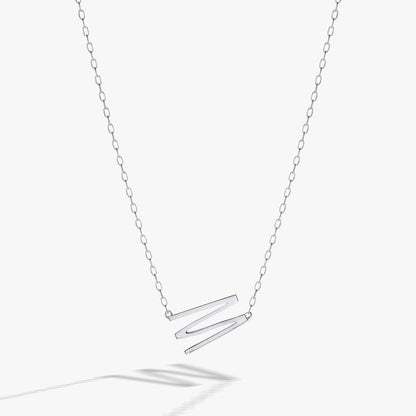 Initial M Precious Elongated Necklace ALEX AND ANI