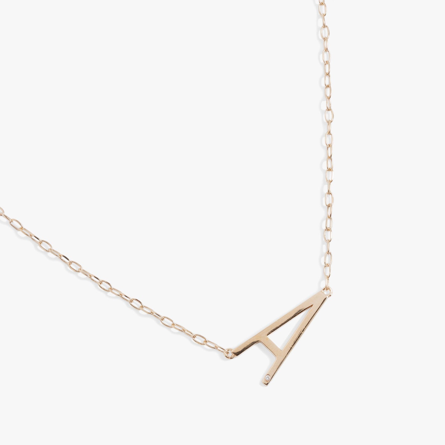 Initial A Precious Elongated Necklace ALEX AND ANI