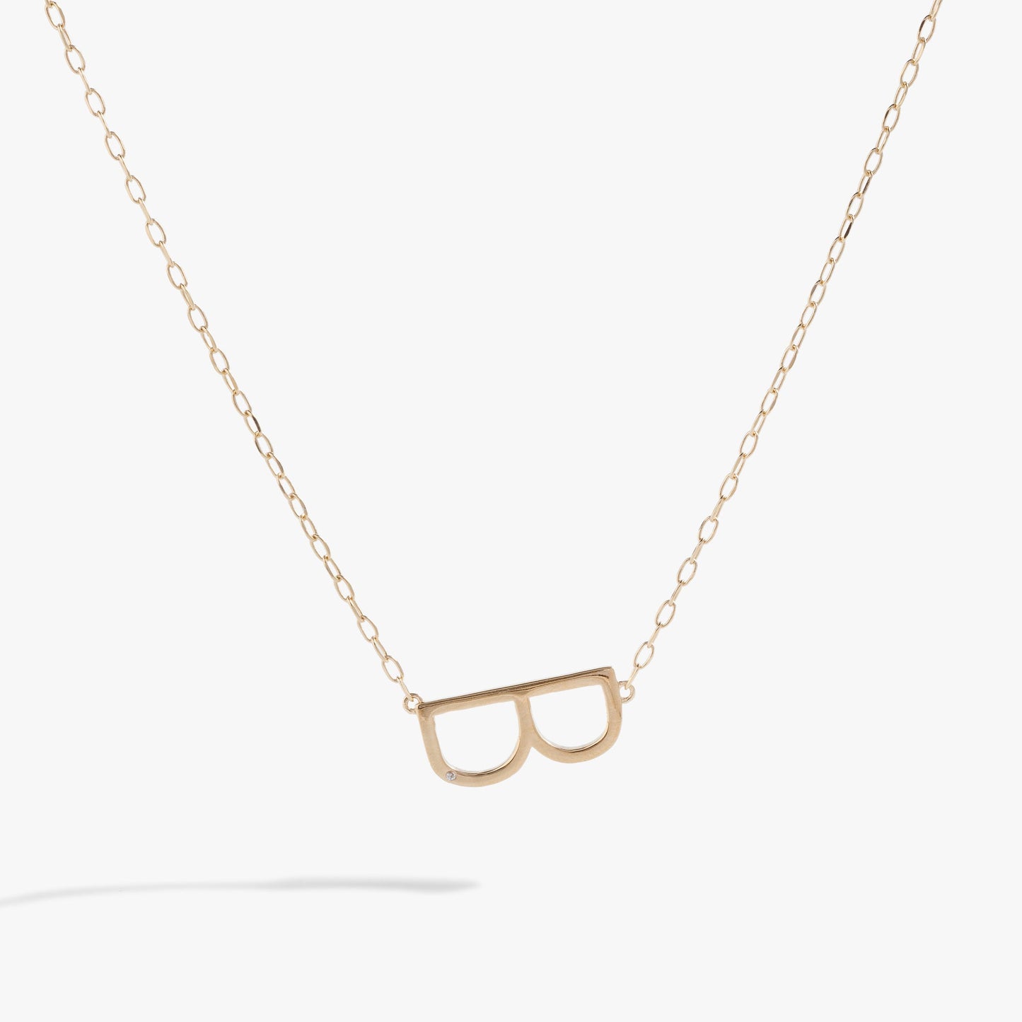 Initial B Precious Elongated Necklace ALEX AND ANI