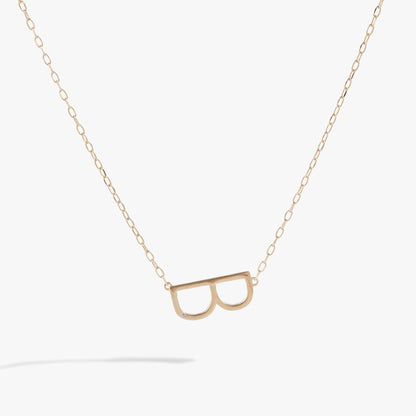 Initial B Precious Elongated Necklace ALEX AND ANI