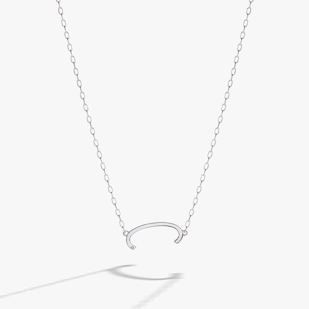 Initial C Precious Elongated Necklace ALEX AND ANI