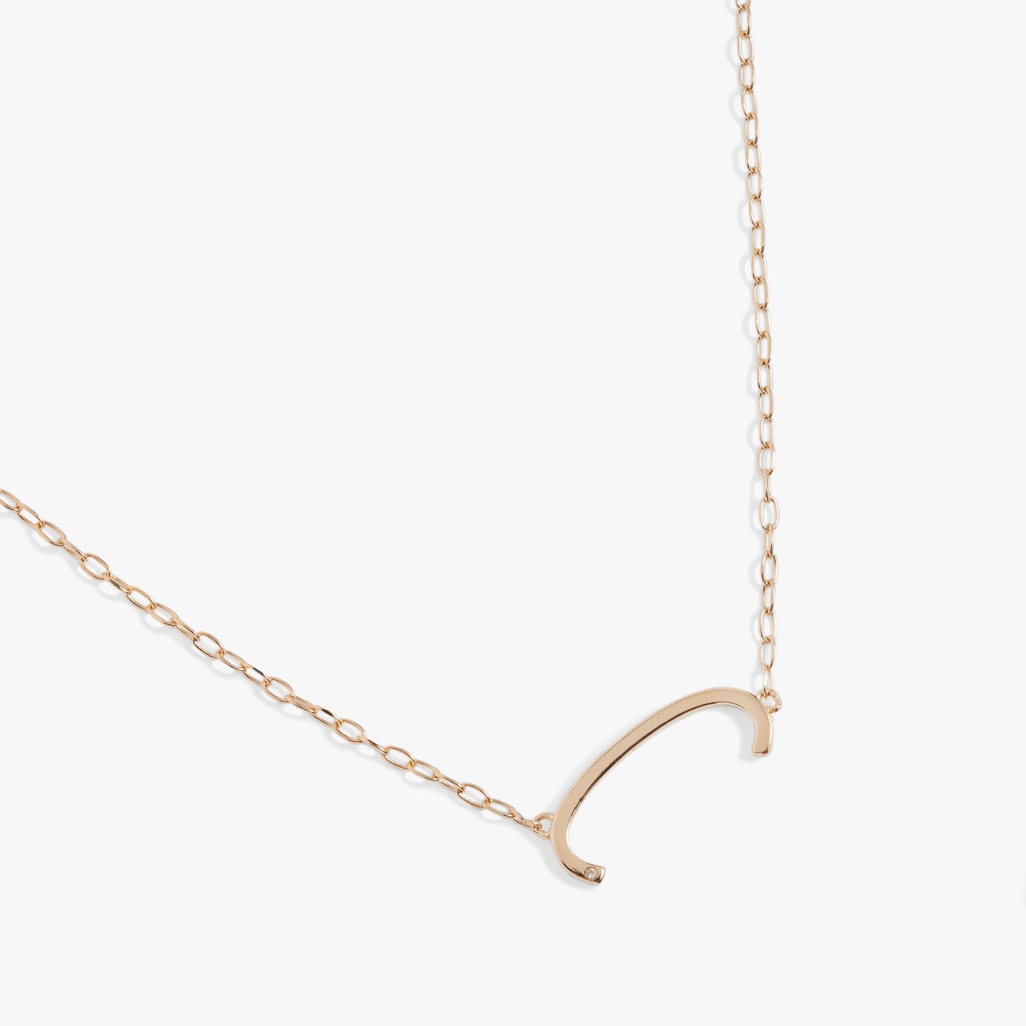 Initial C Precious Elongated Necklace ALEX AND ANI