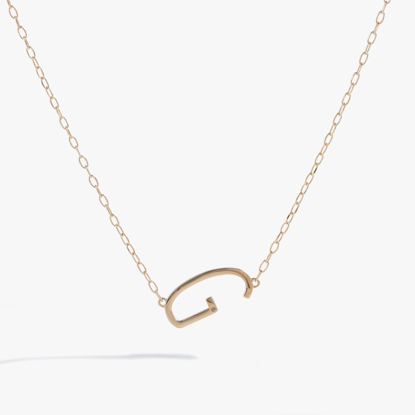 Initial G Precious Elongated Necklace ALEX AND ANI