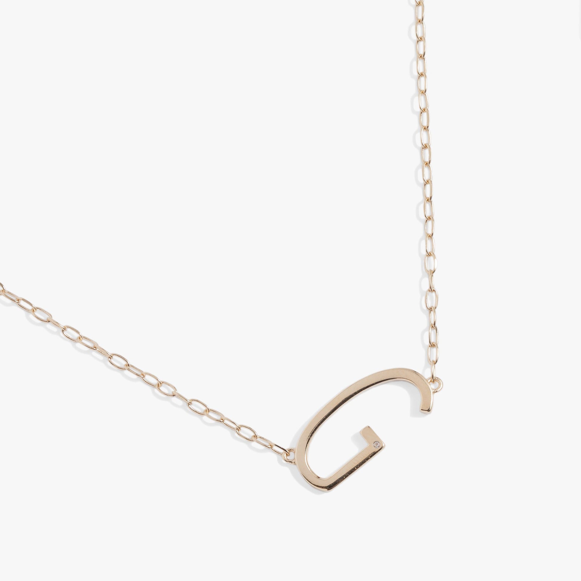 Initial G Precious Elongated Necklace ALEX AND ANI