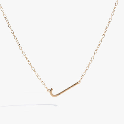 Initial J Precious Elongated Necklace ALEX AND ANI