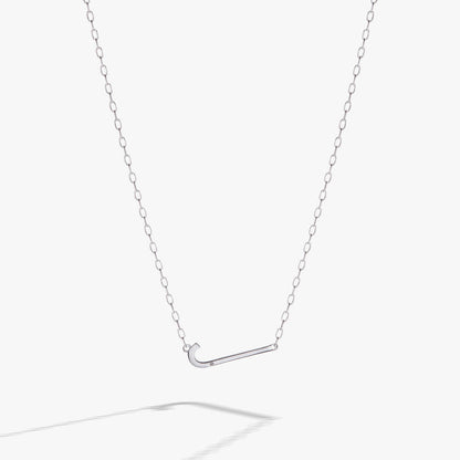 Initial J Precious Elongated Necklace ALEX AND ANI