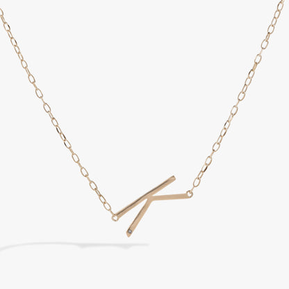Initial K Precious Elongated Necklace ALEX AND ANI