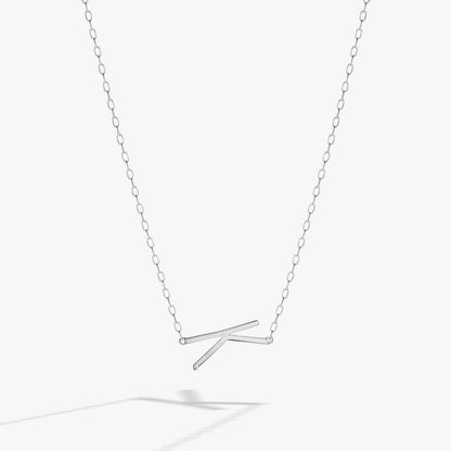 Initial K Precious Elongated Necklace ALEX AND ANI