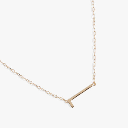 Initial L Precious Elongated Necklace ALEX AND ANI