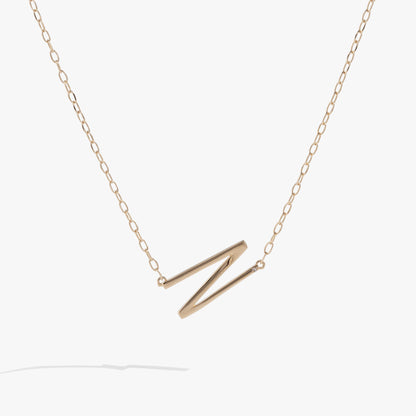Initial N Precious Elongated Necklace ALEX AND ANI
