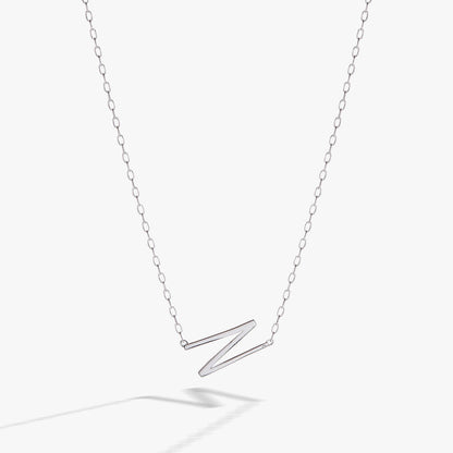 Initial N Precious Elongated Necklace ALEX AND ANI