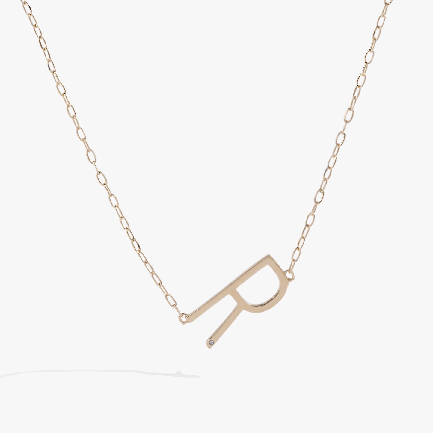 Initial R Precious Elongated Necklace ALEX AND ANI