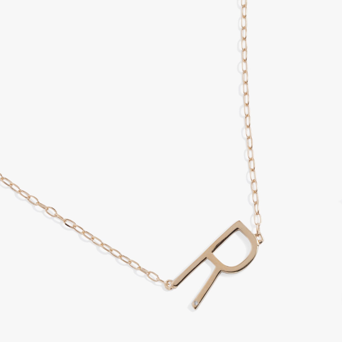Initial R Precious Elongated Necklace ALEX AND ANI