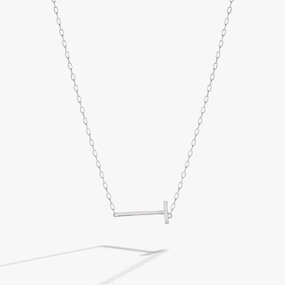 Initial T Precious Elongated Necklace ALEX AND ANI