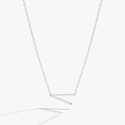 Initial V Precious Elongated Necklace ALEX AND ANI