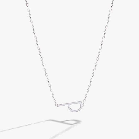 Initial P Precious Elongated Necklace ALEX AND ANI