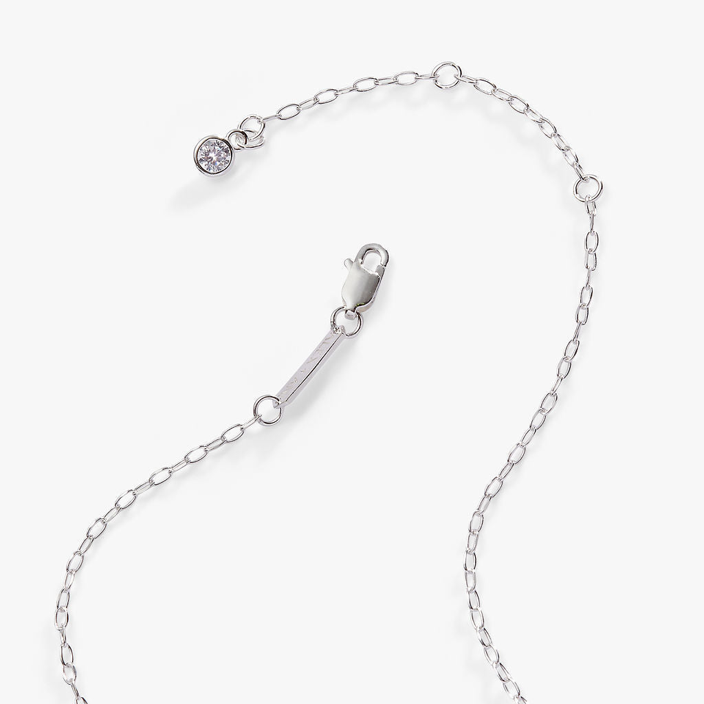 Initial P Precious Elongated Necklace ALEX AND ANI