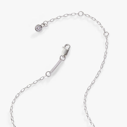 Initial S Precious Elongated Necklace ALEX AND ANI
