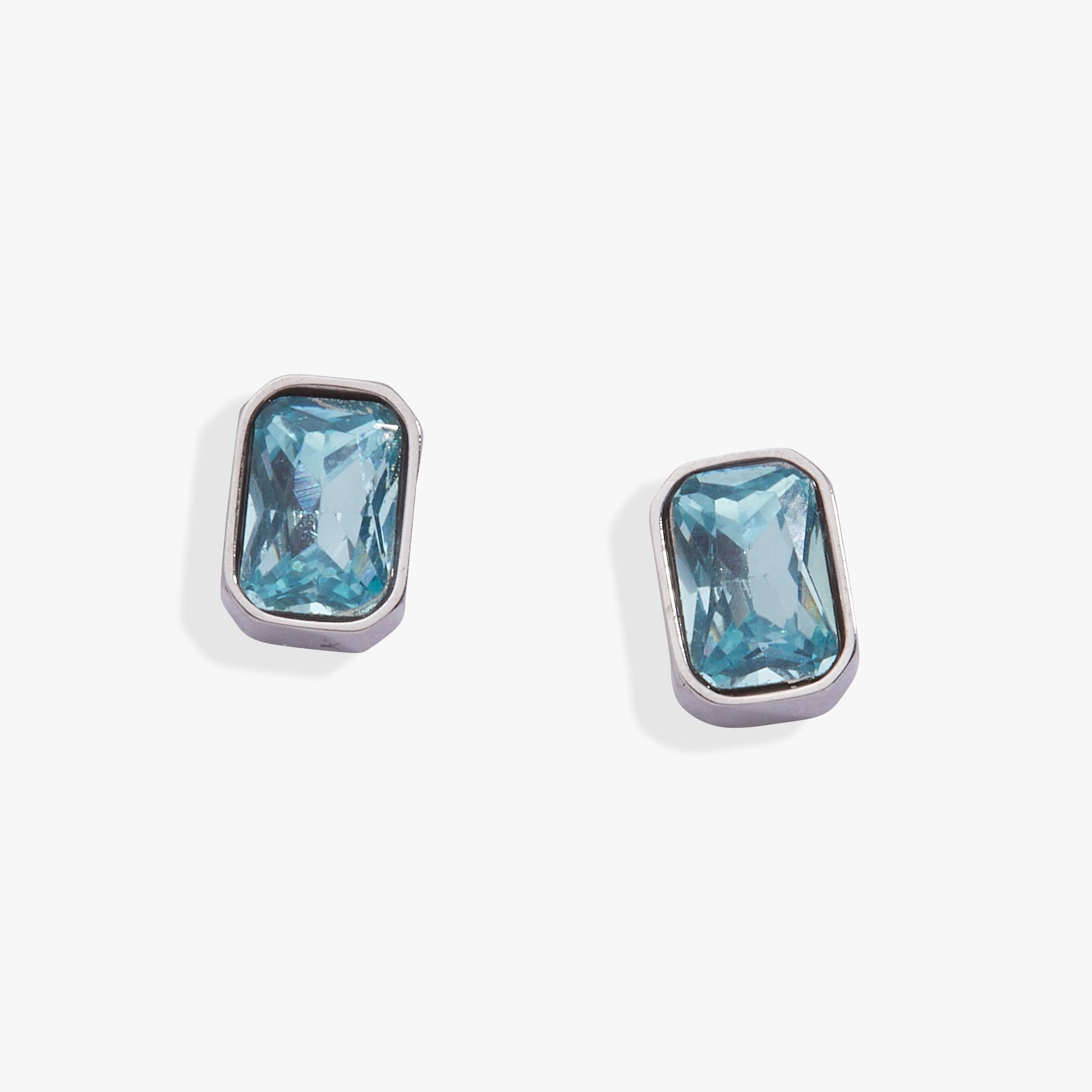 March Emerald-Cut Birthstone Stud ALEX AND ANI