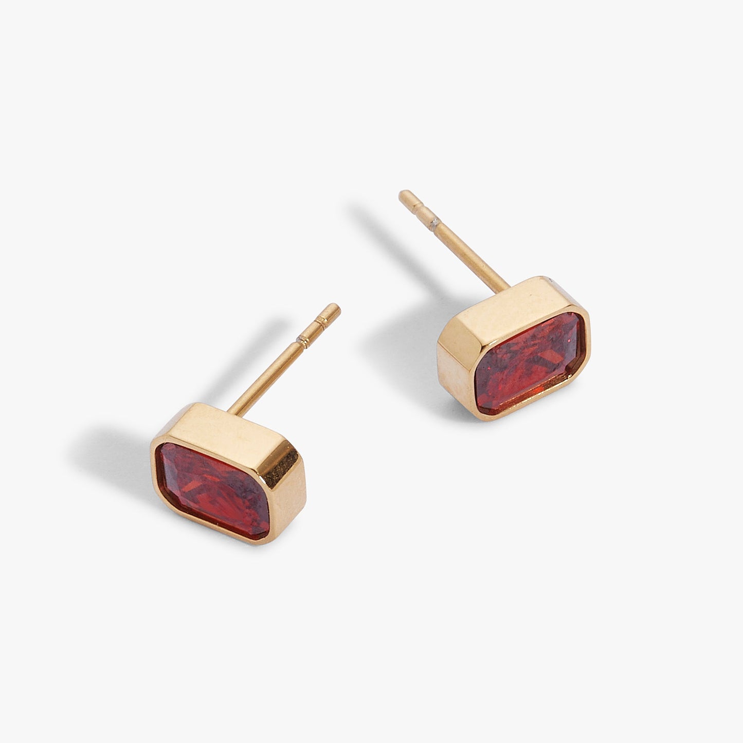 January Emerald-Cut Birthstone Stud ALEX AND ANI