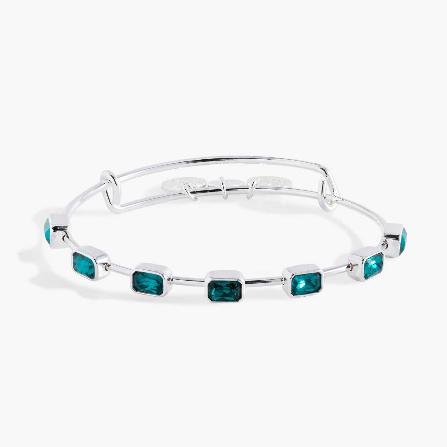 December Birthstone Emerald Cut Bangle ALEX AND ANI