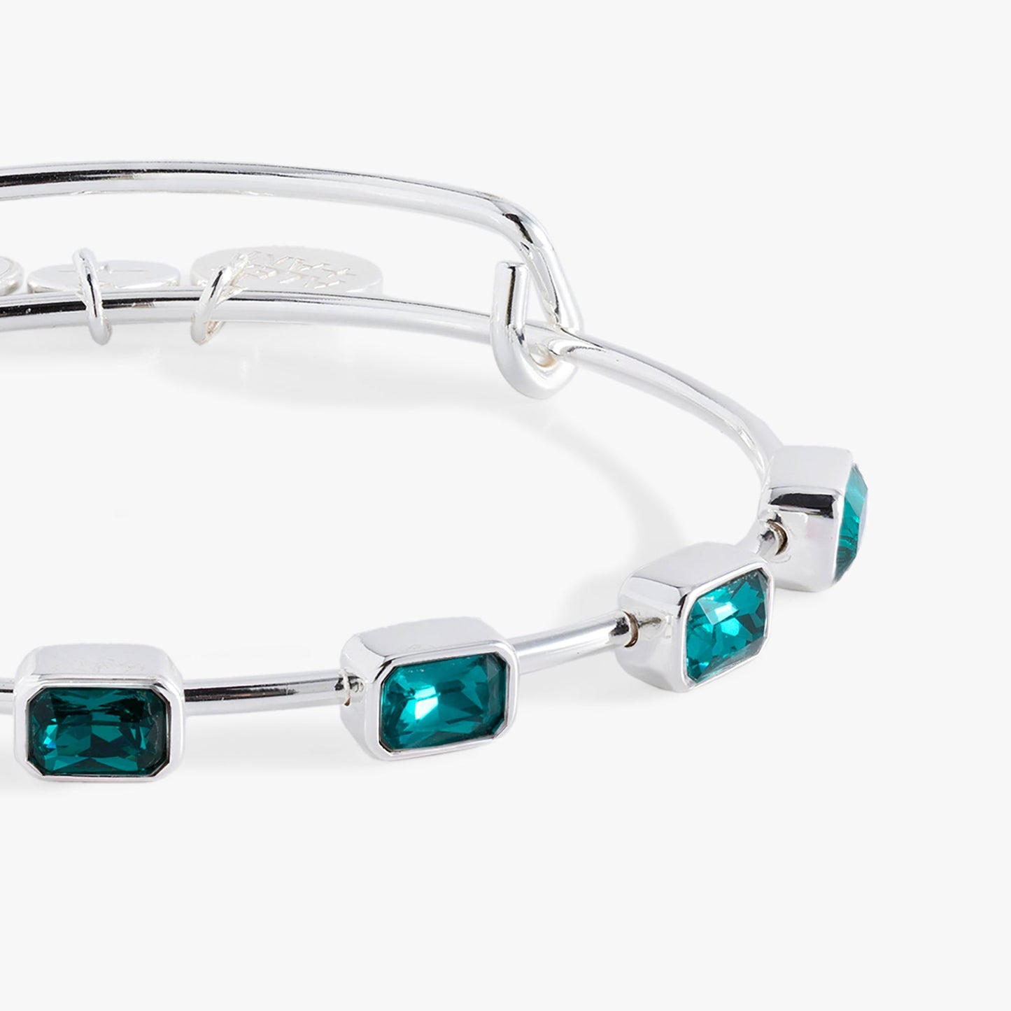 December Birthstone Emerald Cut Bangle ALEX AND ANI