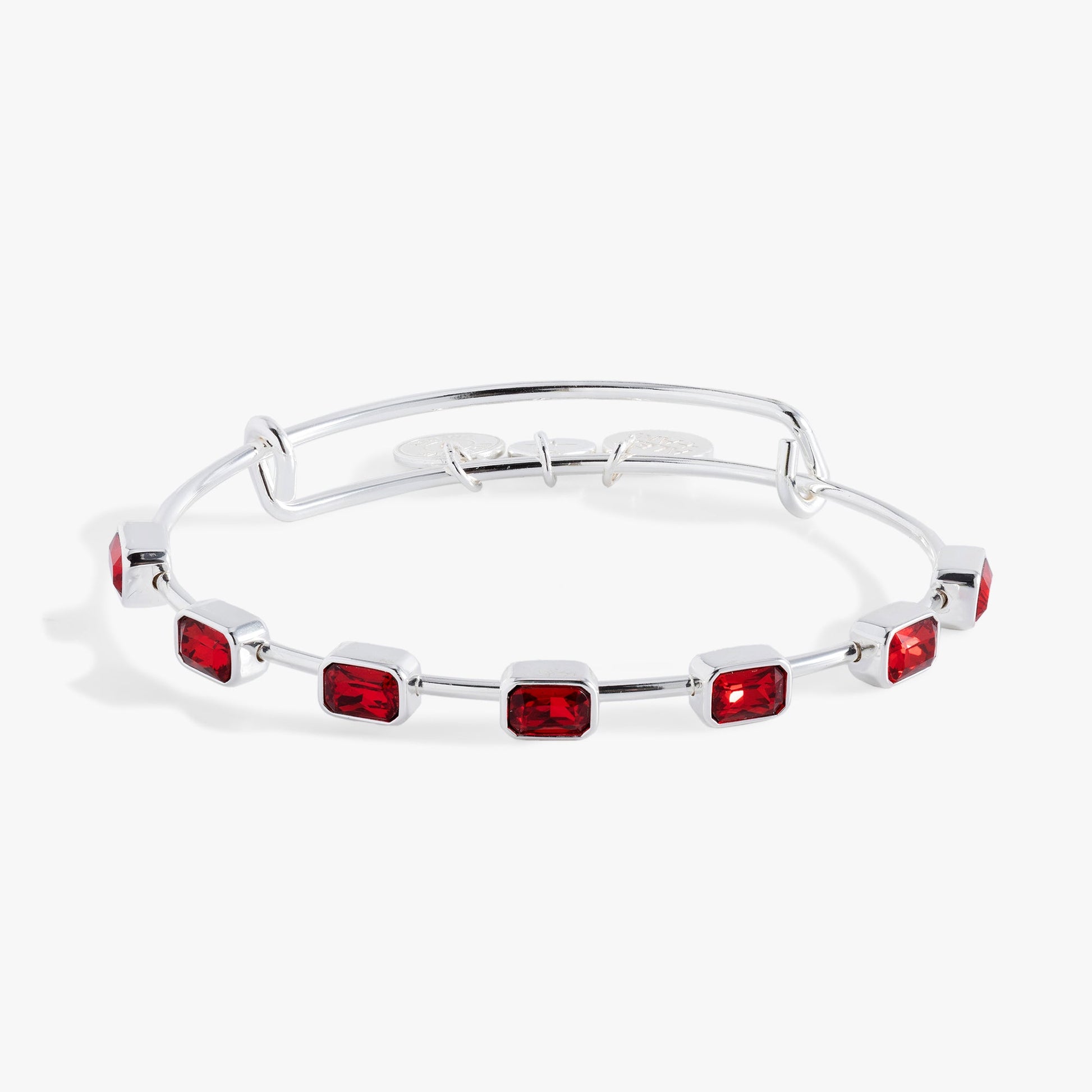 January Birthstone Emerald Cut Bangle ALEX AND ANI