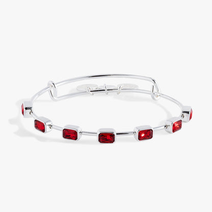 January Birthstone Emerald Cut Bangle ALEX AND ANI