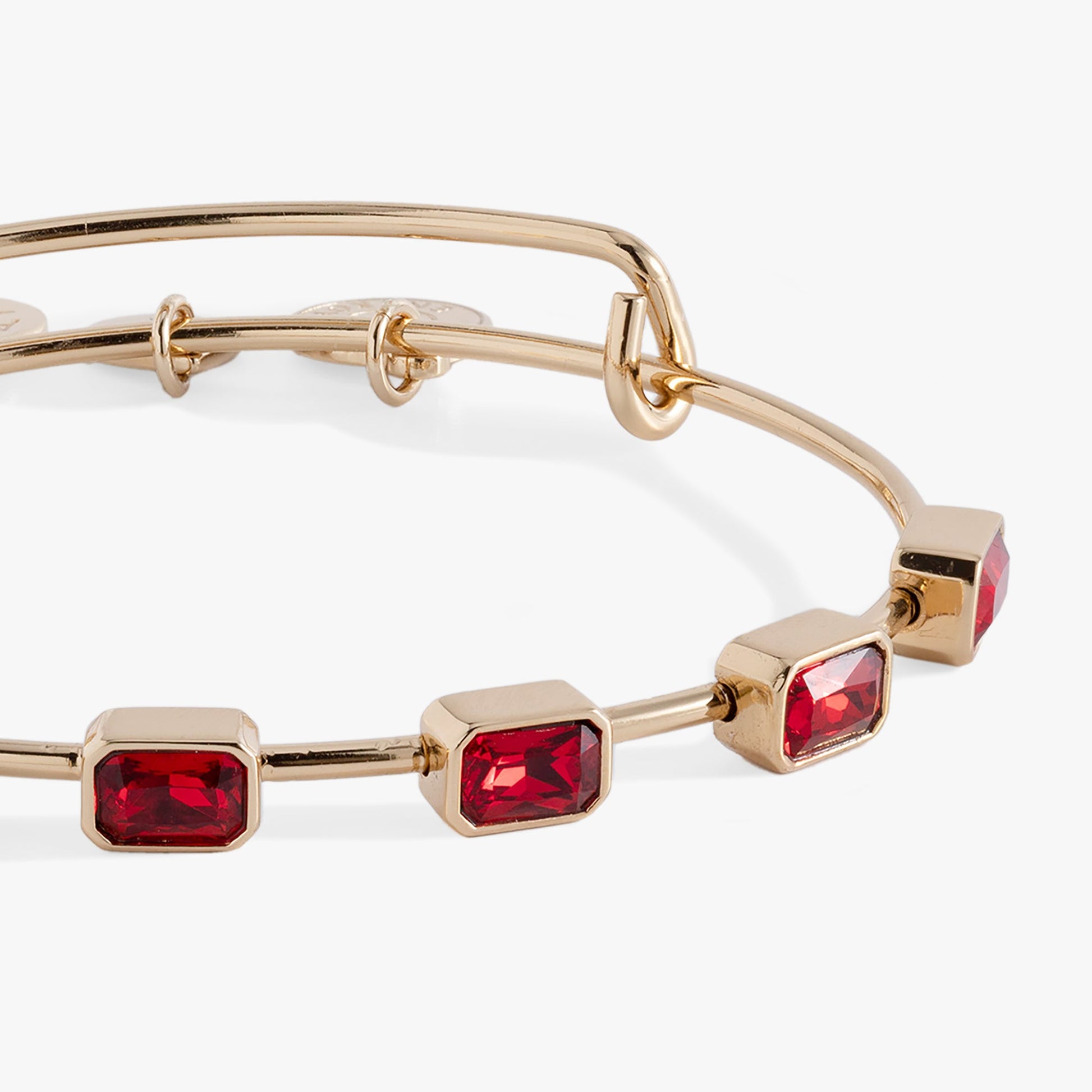 January Birthstone Emerald Cut Bangle ALEX AND ANI