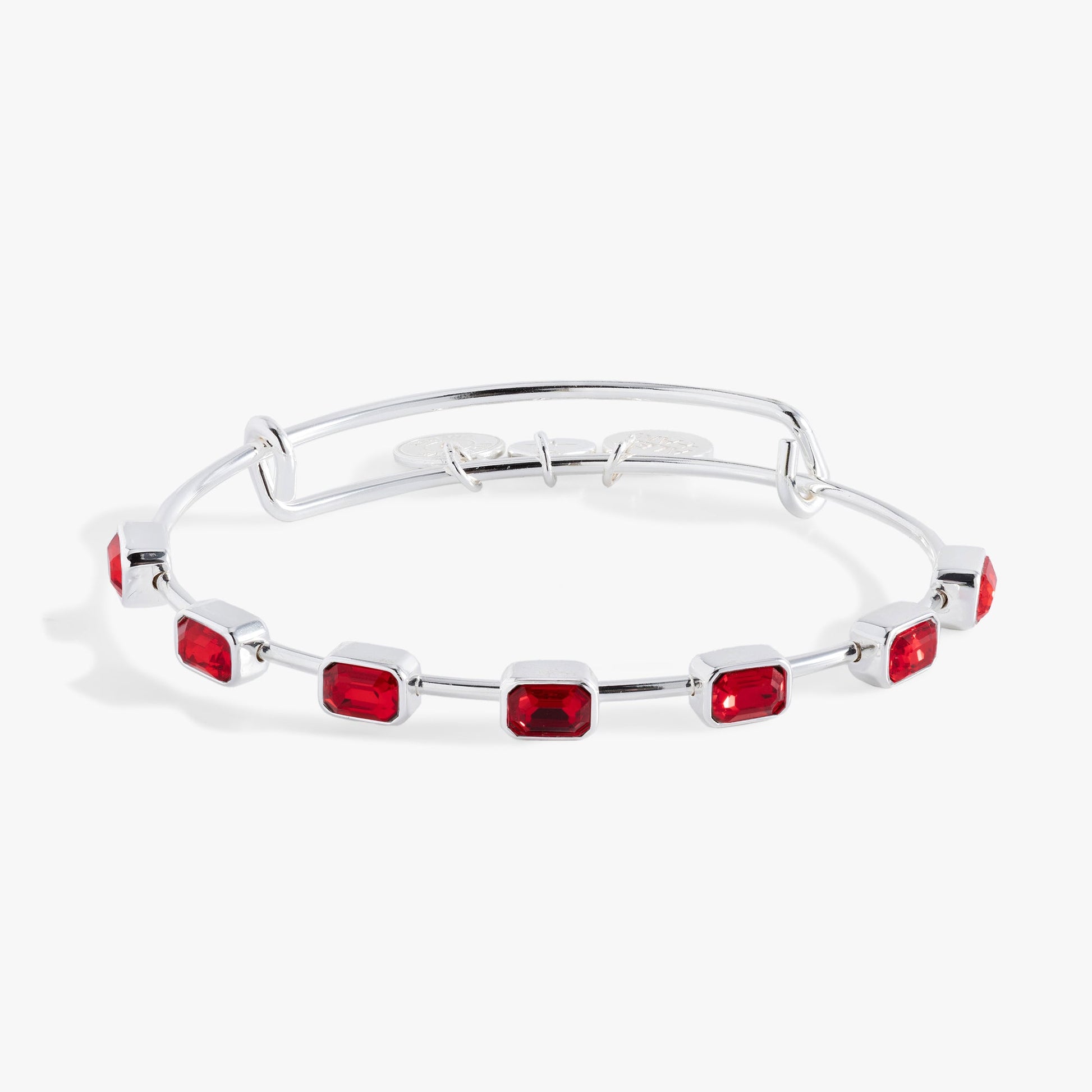 July Birthstone Emerald Cut Bangle ALEX AND ANI